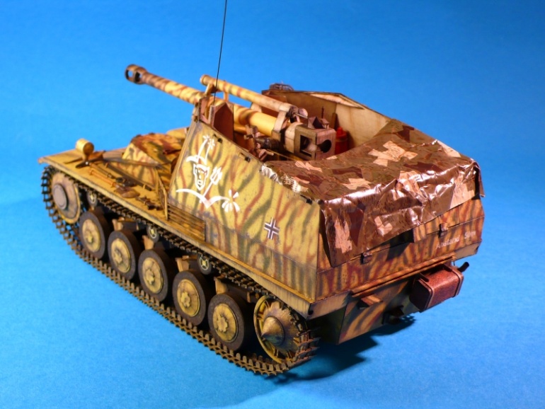 Sd. Kfz. 124 Wespe (Plná velikost v novém okně) Sd. Kfz. 124 Wespe