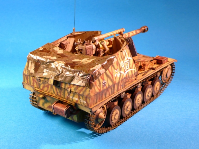 Sd. Kfz. 124 Wespe (Plná velikost v novém okně) Sd. Kfz. 124 Wespe
