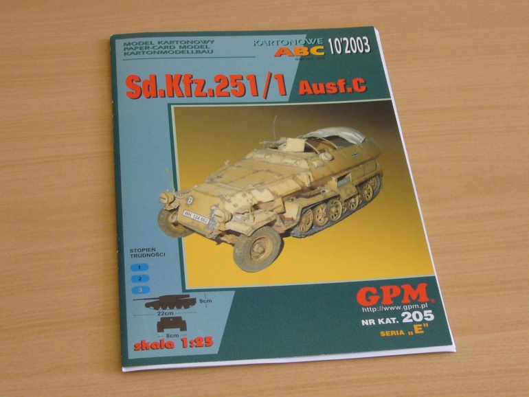 Sd. Kfz. 251/1 Ausf. C (Plná velikost v novém okně) Sd. Kfz. 251/1 Ausf. C