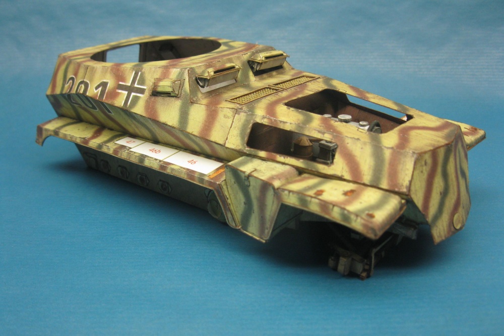 Sd.Kfz. 250/9 Ausf A - Kovář (Plná velikost v novém okně) Sd.Kfz. 250/9 Ausf A - Kovář