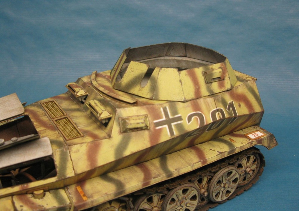 Sd.Kfz. 250/9 Ausf A - Kovář (Plná velikost v novém okně) Sd.Kfz. 250/9 Ausf A - Kovář
