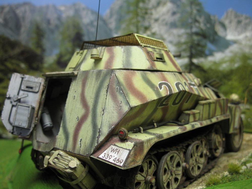 Sd.Kfz. 250/9 Ausf A - Kovář (Plná velikost v novém okně) Sd.Kfz. 250/9 Ausf A - Kovář