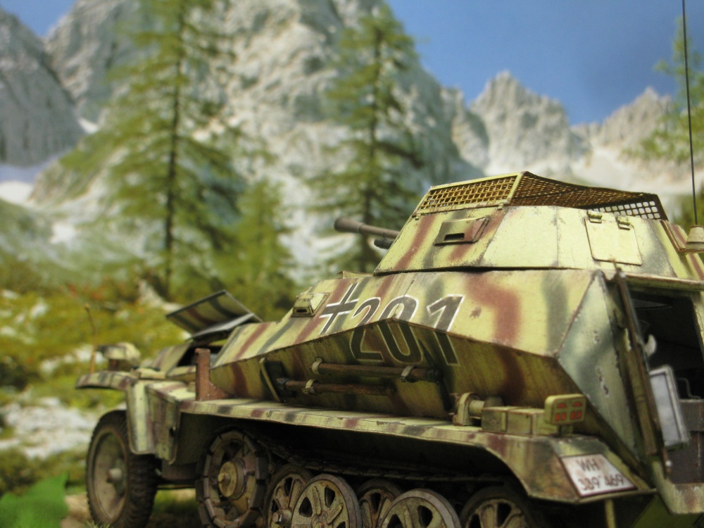 Sd.Kfz. 250/9 Ausf A - Kovář (Plná velikost v novém okně) Sd.Kfz. 250/9 Ausf A - Kovář