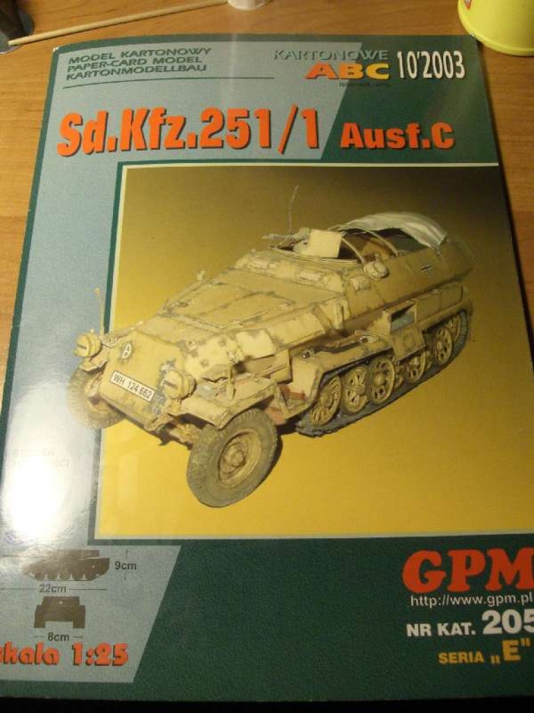 Sd.Kfz. 251/1 Ausf.C (Plná velikost v novém okně) Sd.Kfz. 251/1 Ausf.C
