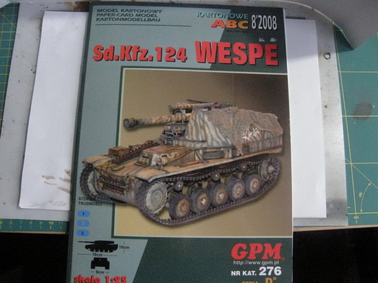 Sd.Kfz.124 Wespe / GPM / 1:25 (Plná velikost v novém okně) Sd.Kfz.124 Wespe / GPM / 1:25