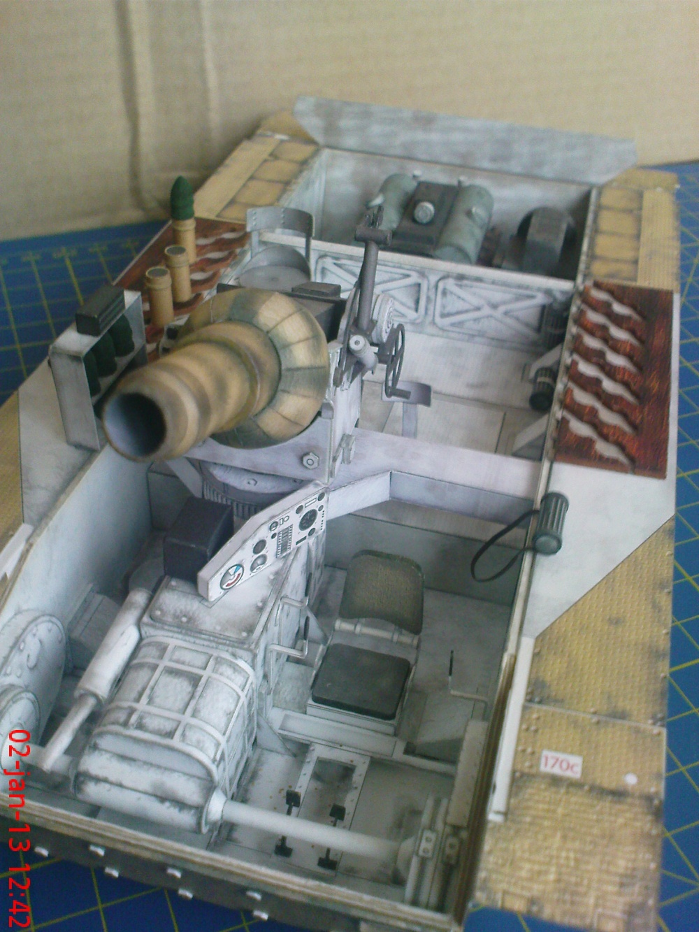 Sd.Kfz.166 BRUMMBAR (Plná velikost v novém okně) Sd.Kfz.166 BRUMMBAR