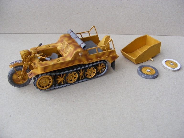 Sd Kfz 2 NSU Kettenkrad (Plná velikost v novém okně) Sd Kfz 2 NSU Kettenkrad