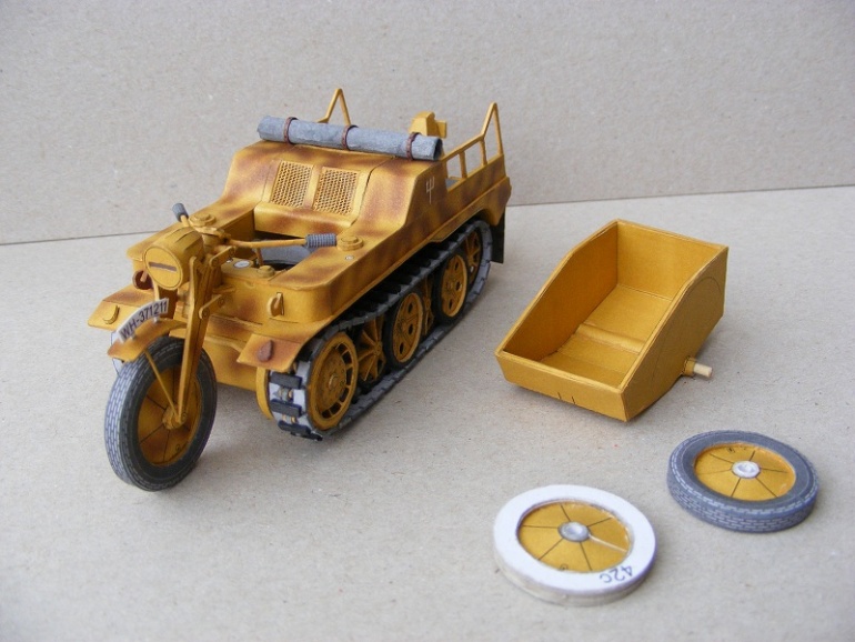 Sd Kfz 2 NSU Kettenkrad (Plná velikost v novém okně) Sd Kfz 2 NSU Kettenkrad