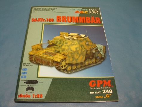 Sd.Kfz.166 BRUMMBAR / GPM / 1:25 Kovář Sd.Kfz.166 BRUMMBAR / GPM / 1:25 Kovář