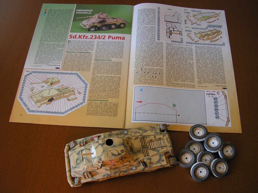 Sd.Kfz.234/2 Puma (Plná velikost v novém okně) Sd.Kfz.234/2 Puma