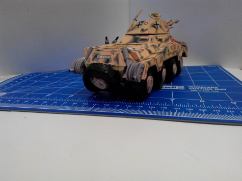 Sd.Kfz.234/2 Puma s průstřelem Sd.Kfz.234/2 Puma s průstřelem