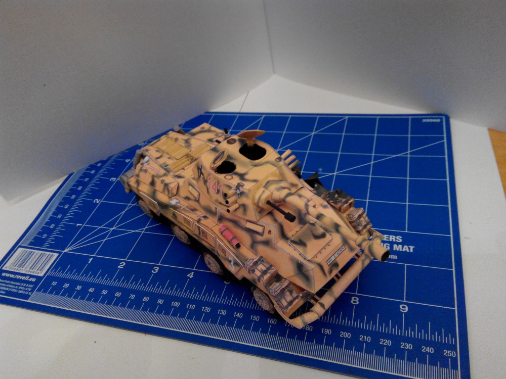 Sd.Kfz.234/2 Puma s průstřelem (Plnďż˝ velikost v novďż˝m oknďż˝) Sd.Kfz.234/2 Puma s průstřelem