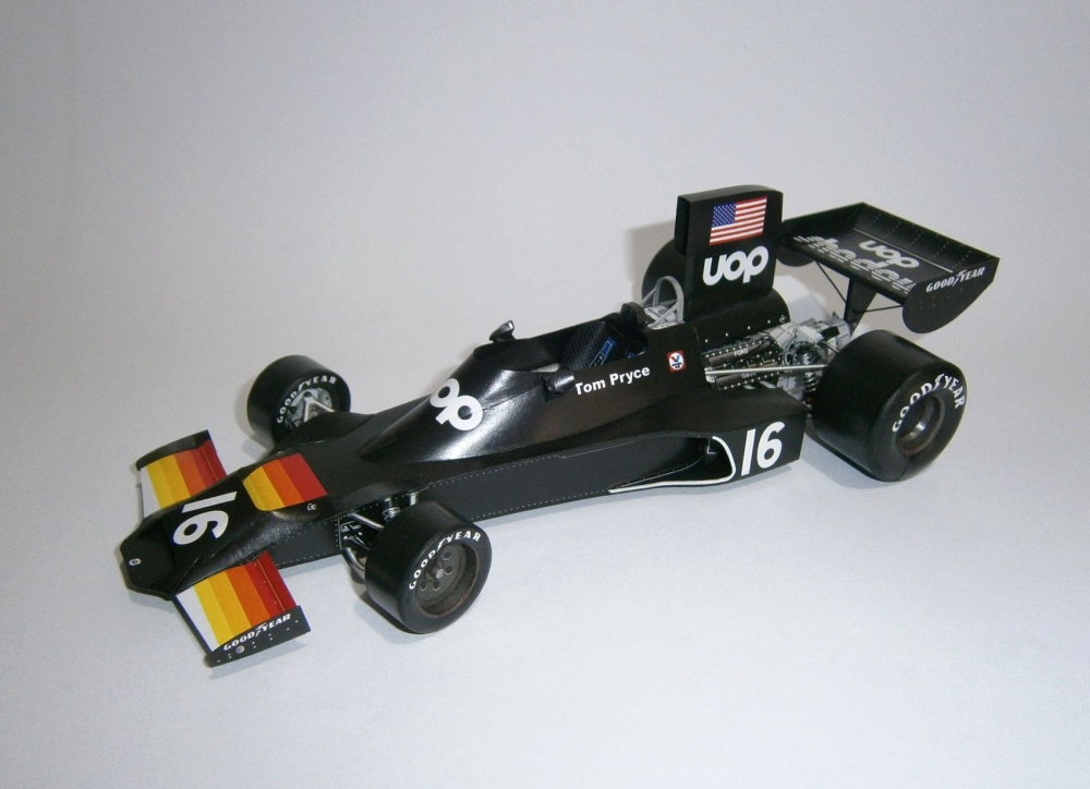 Shadow DN3B Ford - T.Pryce, GP Brasil 1975, B.Redman, GP Belgian 1974 (Plná velikost v novém okně) Shadow DN3B Ford - T.Pryce, GP Brasil 1975, B.Redman, GP Belgian 1974