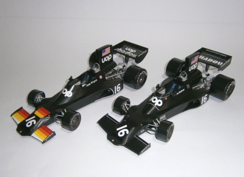 Shadow DN3B Ford - T.Pryce, GP Brasil 1975, B.Redman, GP Belgian 1974