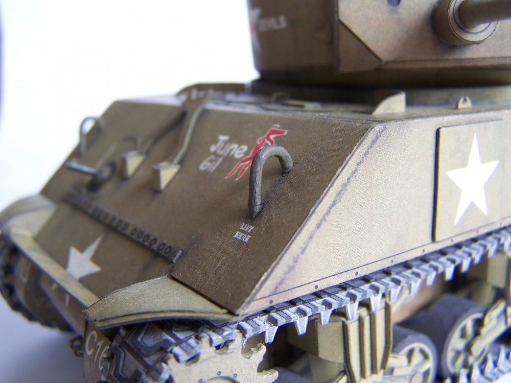 Sherman M4A3E2 Jumbo (Plná velikost v novém okně) Sherman M4A3E2 Jumbo