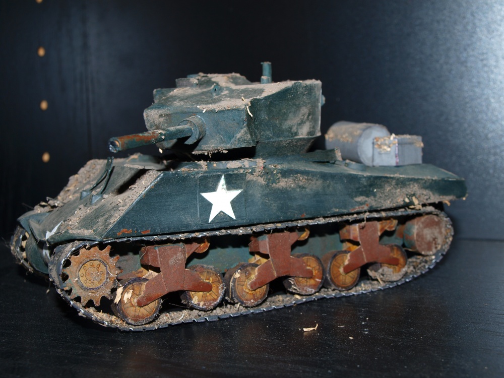 Sherman M4A3E2 Jumbo (Plná velikost v novém okně) Sherman M4A3E2 Jumbo
