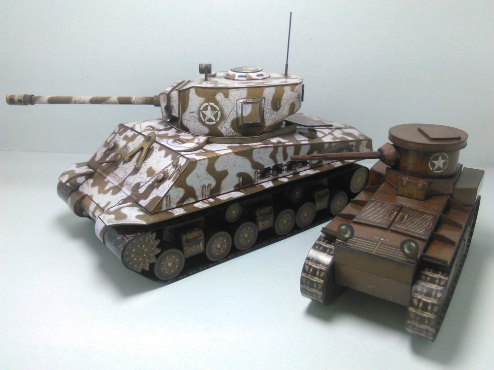 Sherman M4A3E8 - T1 Cunningham (Pln� velikost v nov�m okn�) Sherman M4A3E8 - T1 Cunningham
