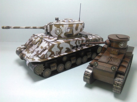 Sherman M4A3E8 - T1 Cunningham