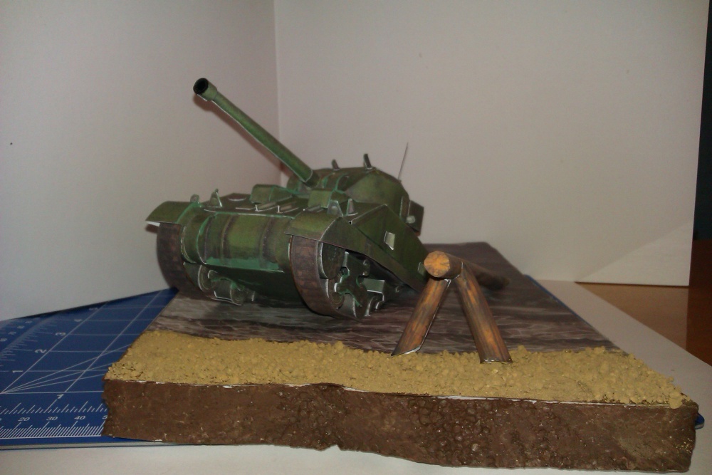 Sherman VC Firefly -potopený v průlivu (Plná velikost v novém okně) Sherman VC Firefly -potopený v průlivu
