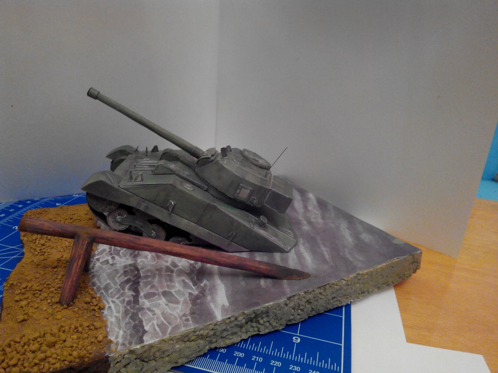 Sherman VC Firefly -potopený v průlivu (Plná velikost v novém okně) Sherman VC Firefly -potopený v průlivu