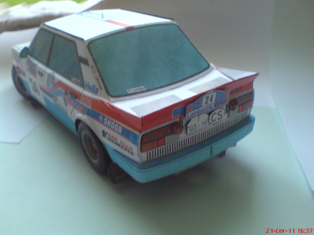 Škoda 130 LR-John Haughland (Plná velikost v novém okně) Škoda 130 LR-John Haughland
