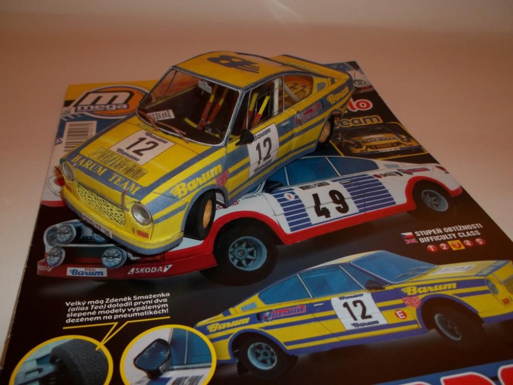 Skoda 130 RS Barum Team - doplnky Viky (Plná velikost v novém okně) Skoda 130 RS Barum Team - doplnky Viky