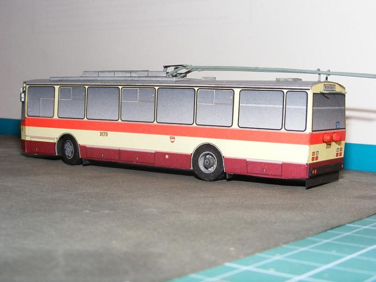 Škoda 14Tr 01 Technické muzeum Brno/DP m. Brna 3174 (Plnďż˝ velikost v novďż˝m oknďż˝) Škoda 14Tr 01 Technické muzeum Brno/DP m. Brna 3174