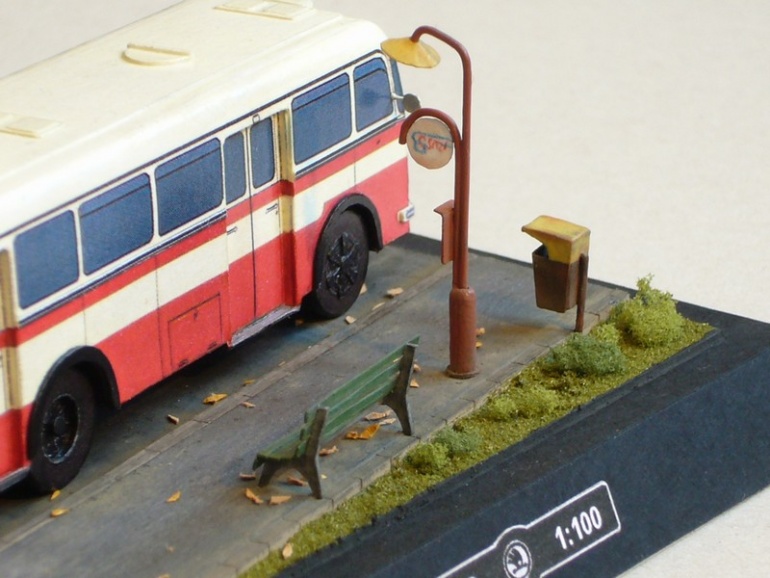 �koda 706 RO m�stsk� verze (1953) + diorama