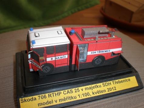 Škoda 706 RTHP CAS 25 v majetku SDH Třebenice Škoda 706 RTHP CAS 25 v majetku SDH Třebenice