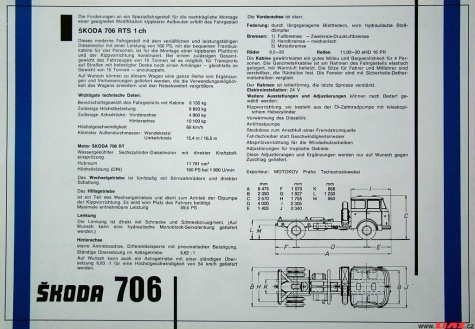 ŠKODA 706 RTS 1 ŠKODA 706 RTS 1