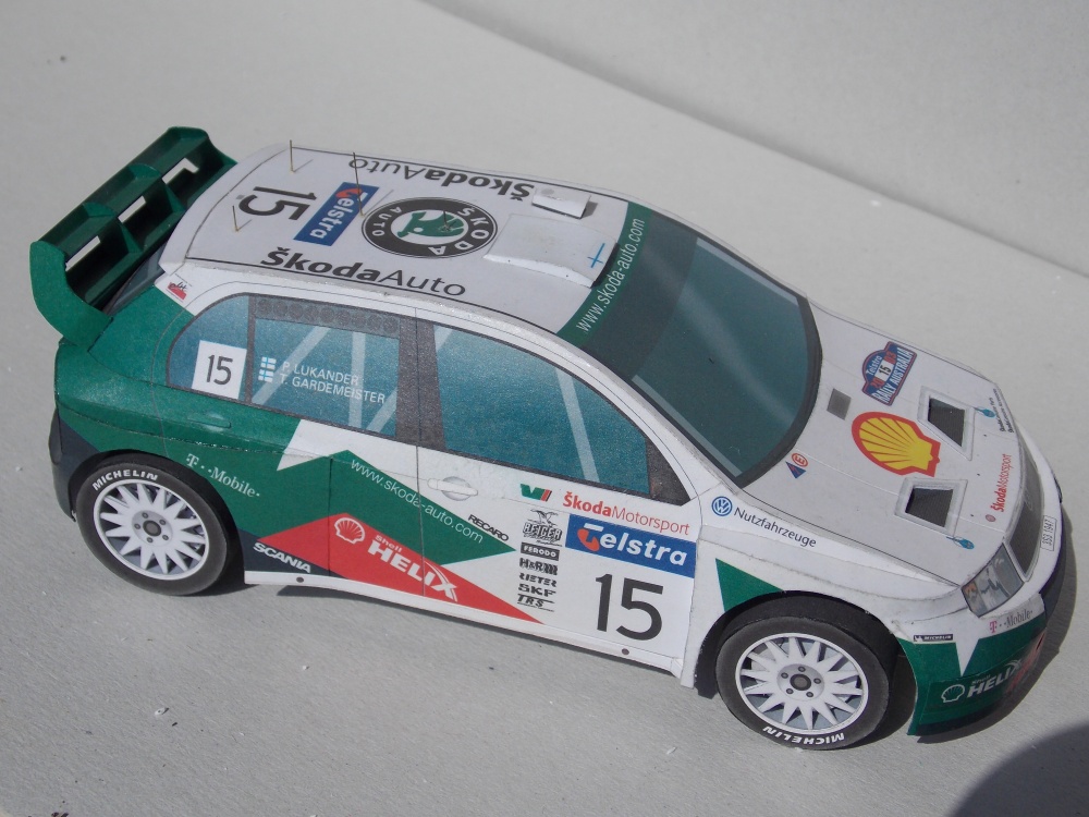 Škoda Fabia WRC (Plnďż˝ velikost v novďż˝m oknďż˝) Škoda Fabia WRC