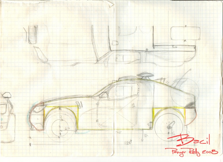 �koda Horrus (spec�ln� prototip pro Panzer Rally)