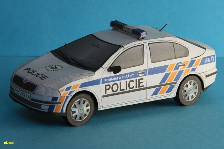 Škoda Octavia Policie ČR (Plná velikost v novém okně) Škoda Octavia Policie ČR
