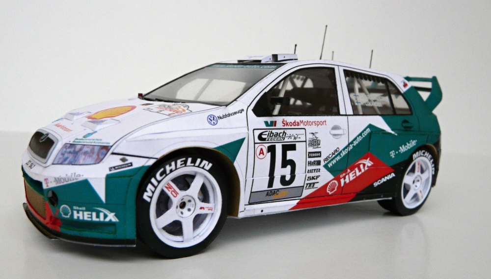 Skoda Fabia WRC Rallye Deutschland 2003 (Plná velikost v novém okně) Skoda Fabia WRC Rallye Deutschland 2003