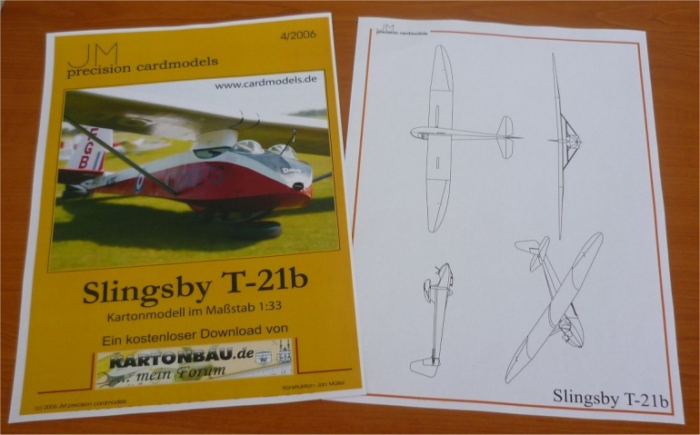 Slingsby T.21 B (Plná velikost v novém okně) Slingsby T.21 B