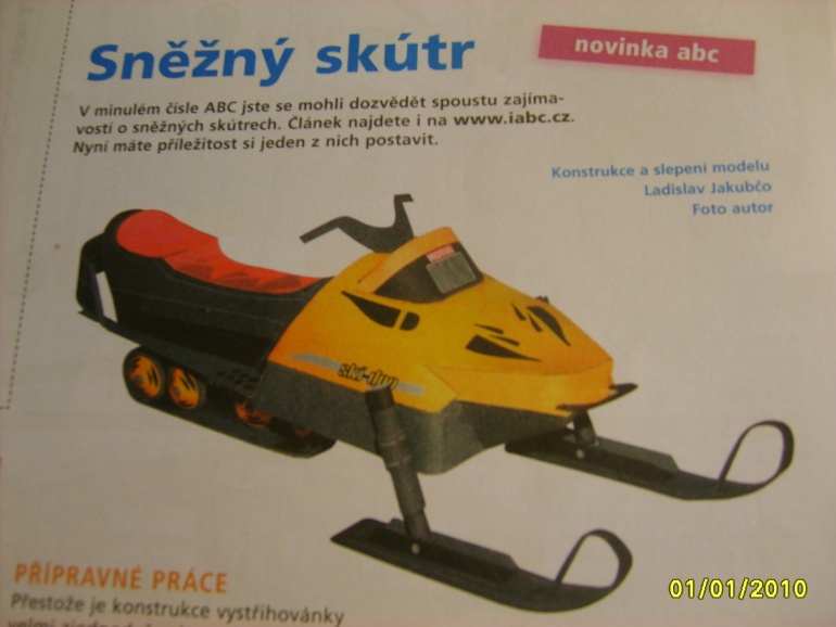 Sněžný skútr - Ski - Doo Alpine III. (Plná velikost v novém okně) Sněžný skútr - Ski - Doo Alpine III.