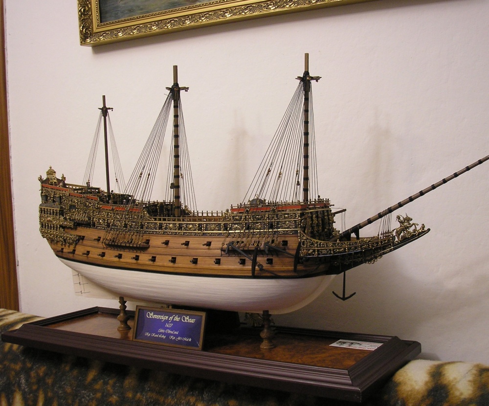 Sovereign of the seas 1637 (Plná velikost v novém okně) Sovereign of the seas 1637