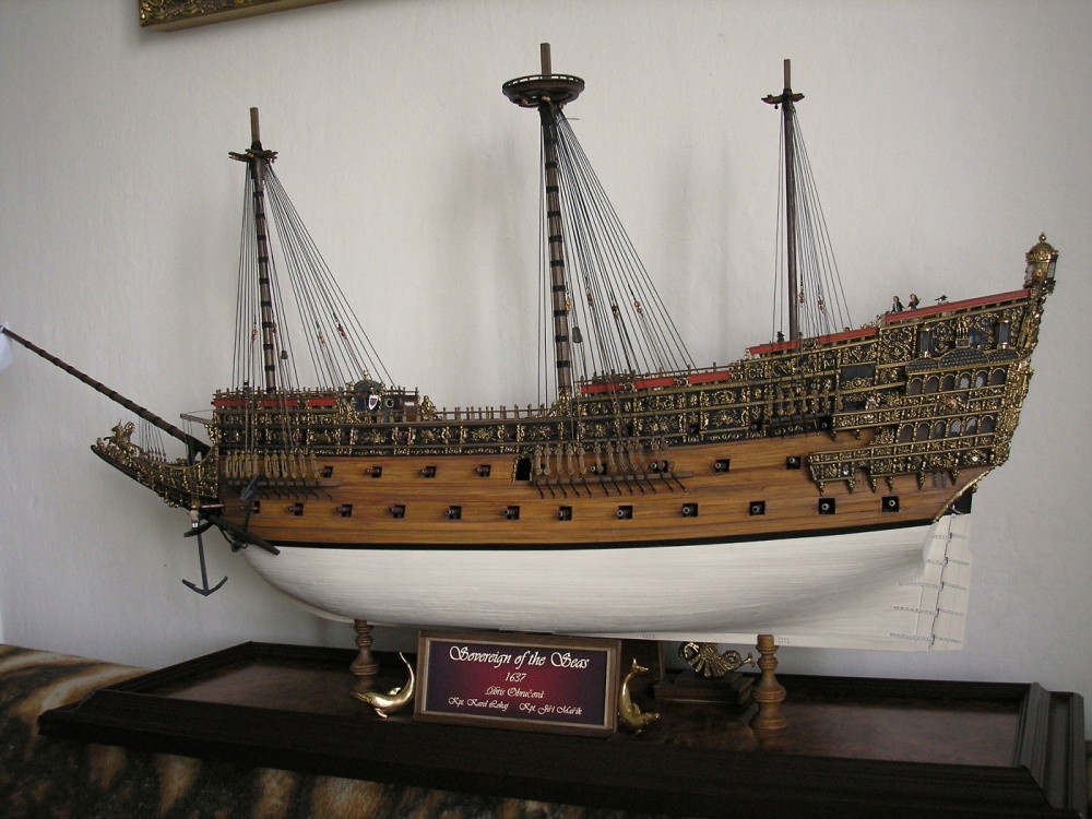 Sovereign of the seas 1637 (Plná velikost v novém okně) Sovereign of the seas 1637