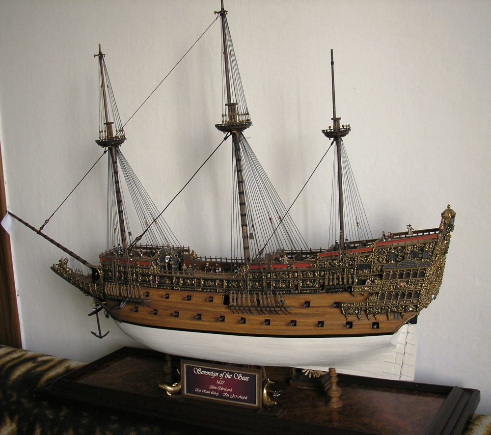 Sovereign of the seas 1637 (Plná velikost v novém okně) Sovereign of the seas 1637