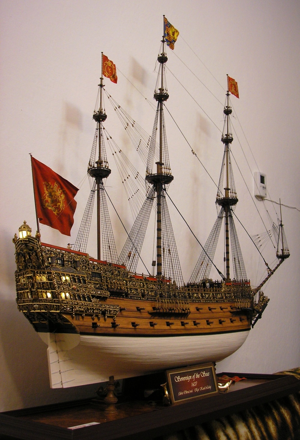 Sovereign of the seas 1637 (Plná velikost v novém okně) Sovereign of the seas 1637