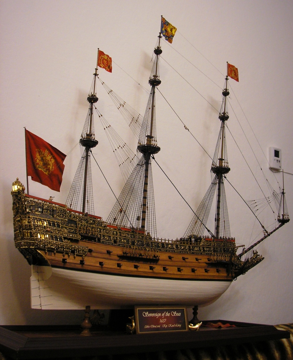Sovereign of the seas 1637 (Plná velikost v novém okně) Sovereign of the seas 1637