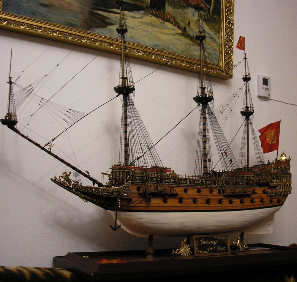 Sovereign of the seas 1637 (Plná velikost v novém okně) Sovereign of the seas 1637