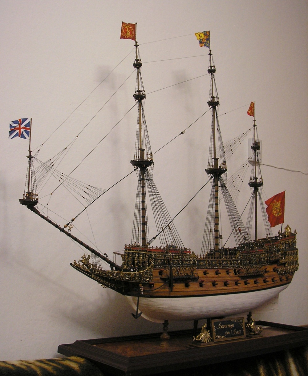Sovereign of the seas 1637 (Plná velikost v novém okně) Sovereign of the seas 1637