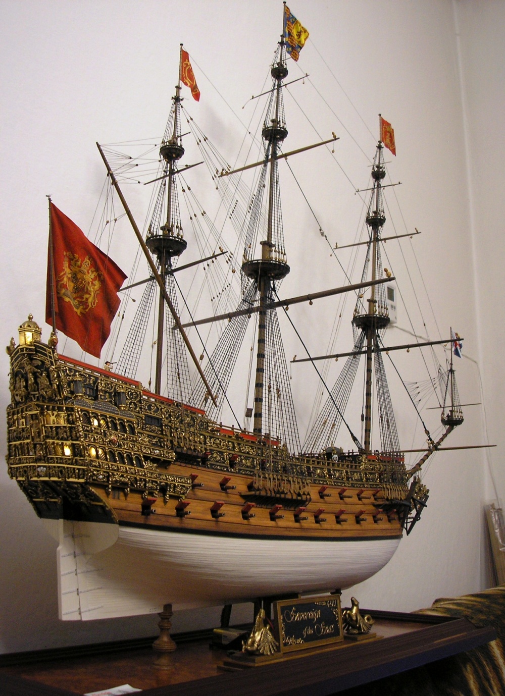 Sovereign of the seas 1637 (Plná velikost v novém okně) Sovereign of the seas 1637