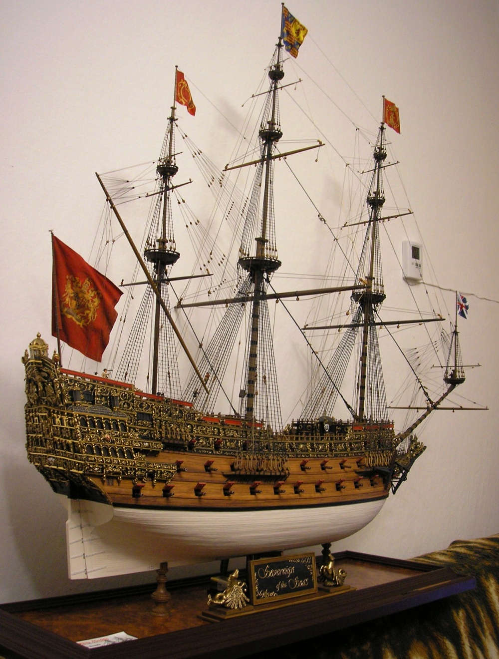 Sovereign of the seas 1637 (Plná velikost v novém okně) Sovereign of the seas 1637