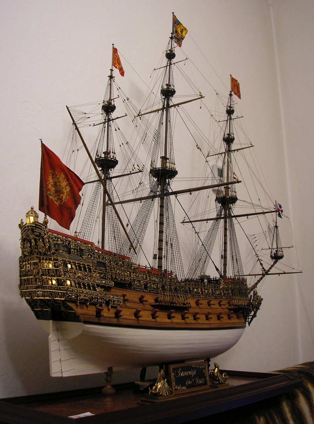 Sovereign of the seas 1637 (Plná velikost v novém okně) Sovereign of the seas 1637