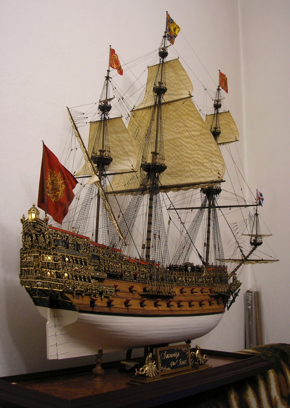 Sovereign of the seas 1637 (Plná velikost v novém okně) Sovereign of the seas 1637