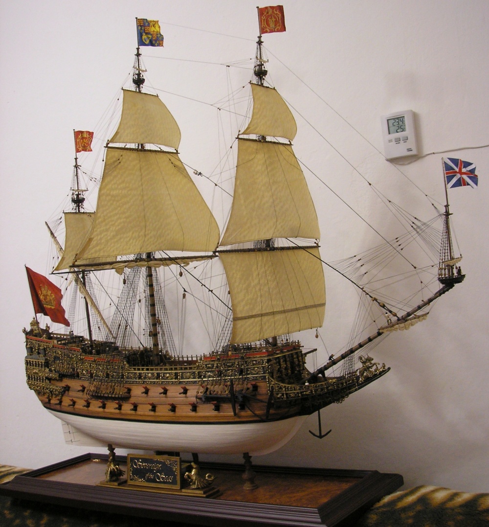 Sovereign of the seas 1637 (Plná velikost v novém okně) Sovereign of the seas 1637