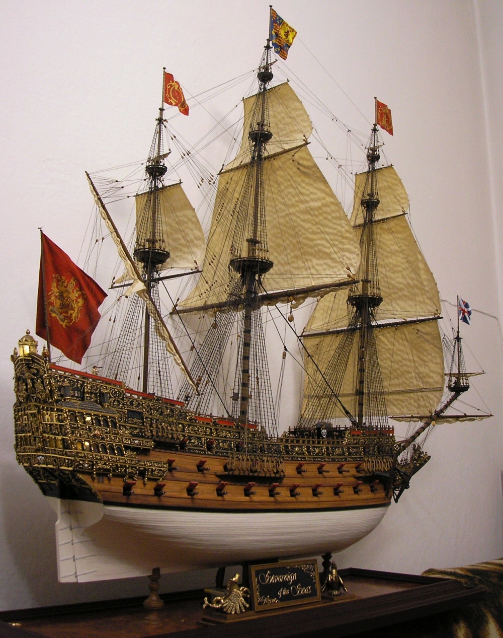 Sovereign of the seas 1637 (Plná velikost v novém okně) Sovereign of the seas 1637