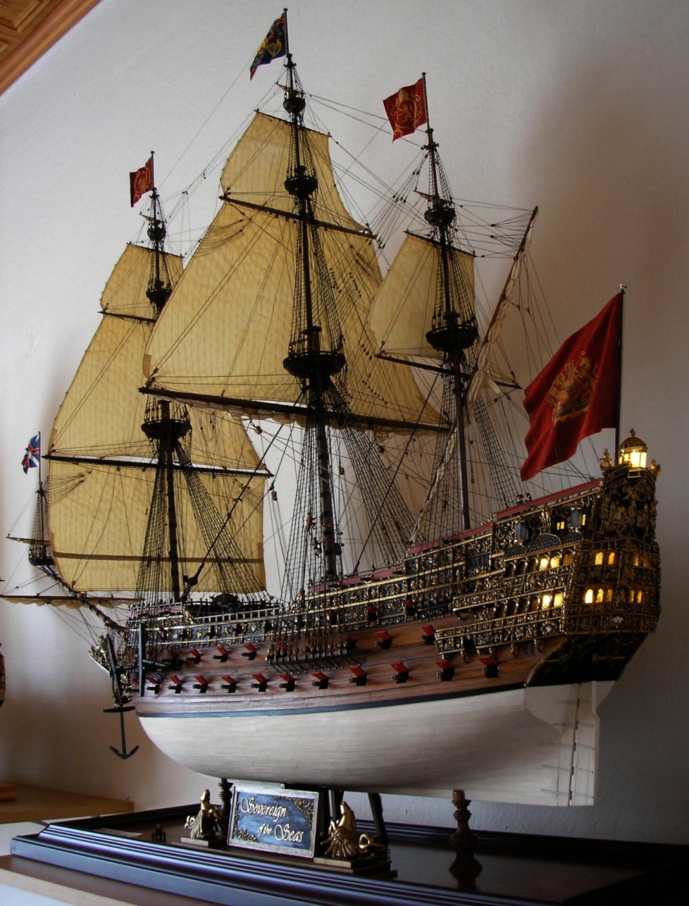 Sovereign of the seas 1637 (Plná velikost v novém okně) Sovereign of the seas 1637